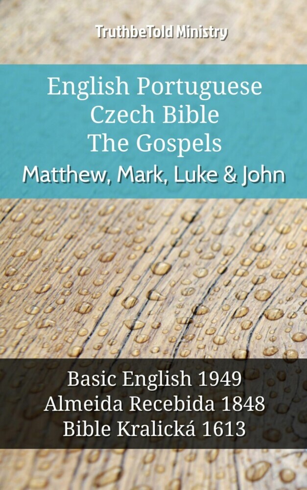 English Portuguese Czech Bible - The Gospels - Matthew, Mark, Luke & John main product photo