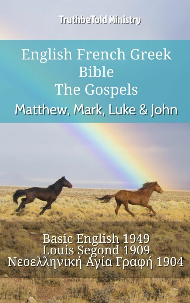 English French Greek Bible - The Gospels - Matthew, Mark, Luke & John main product photo