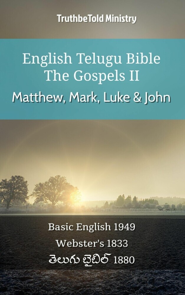 English Telugu Bible - The Gospels II - Matthew, Mark, Luke and John main product photo