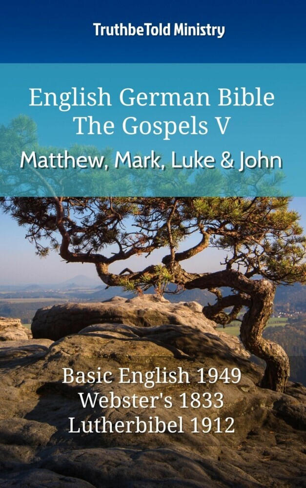 English German Bible - The Gospels V - Matthew, Mark, Luke and John main product photo