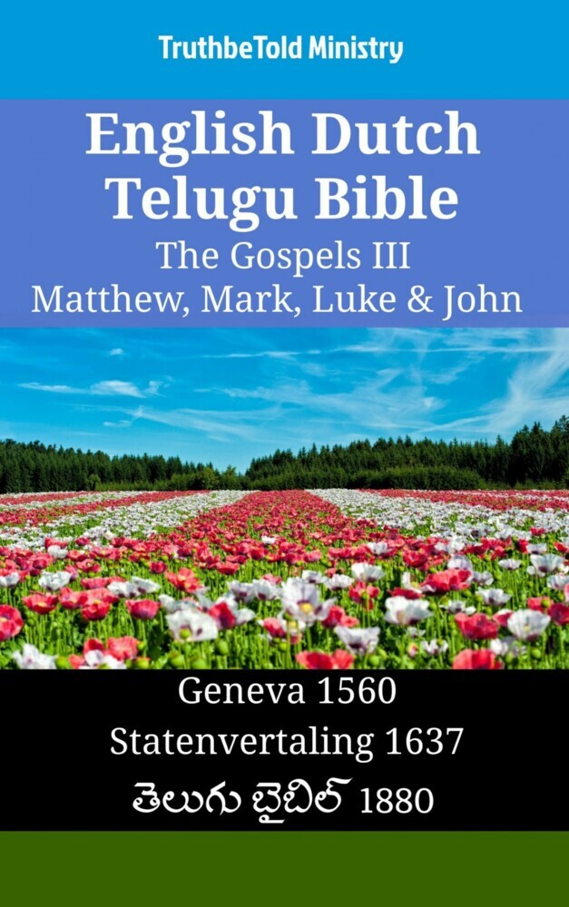 English Dutch Telugu Bible - The Gospels III - Matthew, Mark, Luke & John main product photo