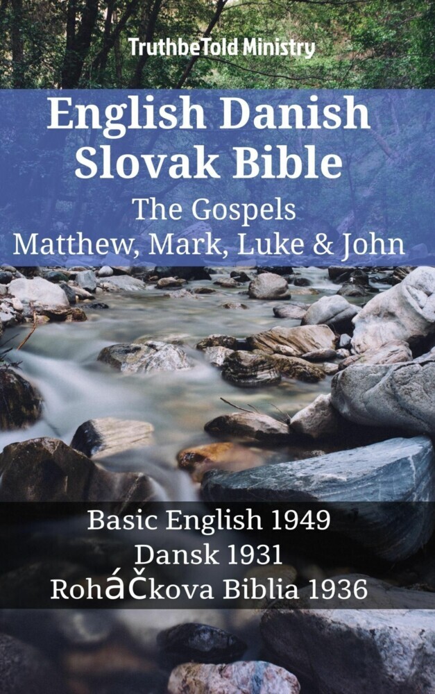 English Danish Slovak Bible - The Gospels - Matthew, Mark, Luke & John main product photo