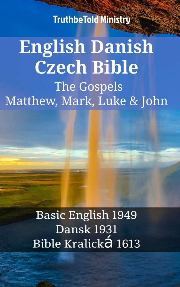 English Danish Czech Bible - The Gospels - Matthew, Mark, Luke & John main product photo