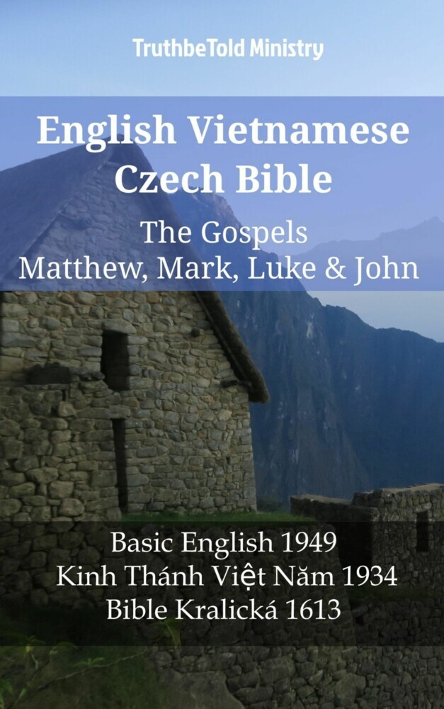 English Vietnamese Czech Bible - The Gospels - Matthew, Mark, Luke & John main product photo