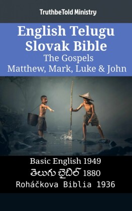 English Telugu Slovak Bible - The Gospels - Matthew, Mark, Luke & John