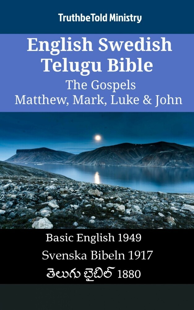 English Swedish Telugu Bible - The Gospels - Matthew, Mark, Luke & John main product photo