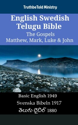 English Swedish Telugu Bible - The Gospels - Matthew, Mark, Luke & John