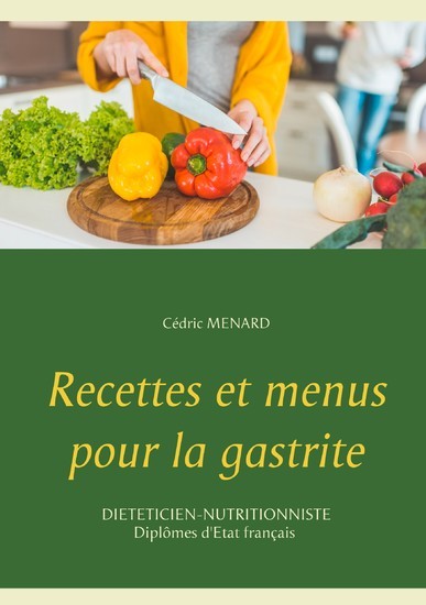 Recettes et menus pour la gastrite main product photo