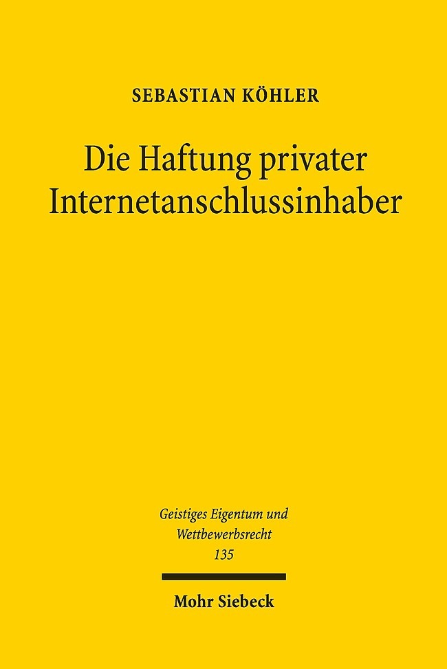 Die Haftung privater Internetanschlussinhaber main product photo