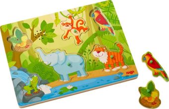 Sound-Greifpuzzle Im Dschungel (Kinderpuzzle)
