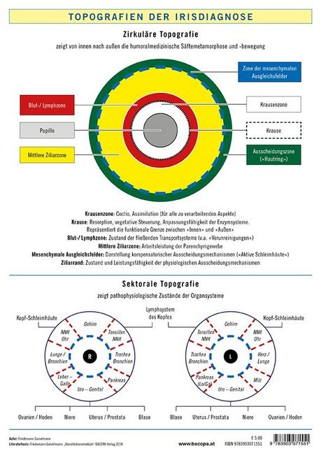 Topografien der Irisdiagnose, Poster main product photo