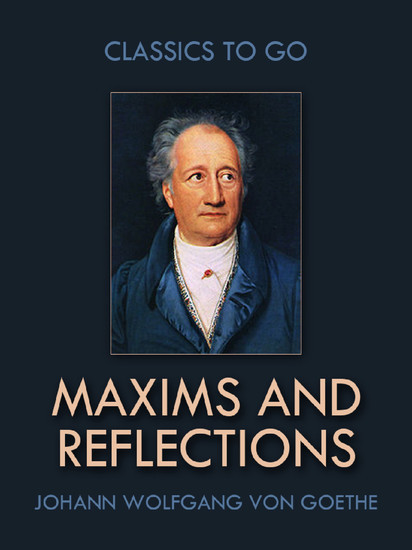 Maxims and Reflections main product photo