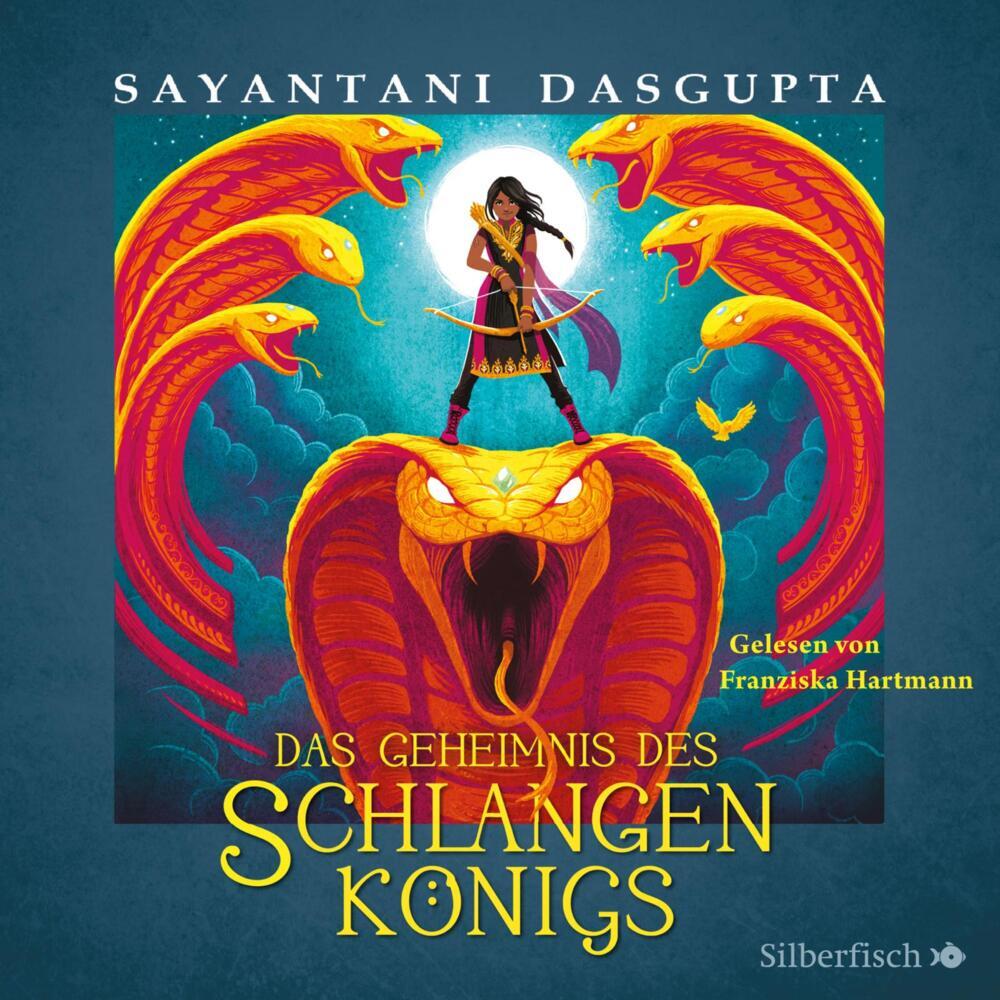 Kiranmalas Abenteuer 1: Das Geheimnis des Schlangenkönigs, 4 Audio-CD main product photo