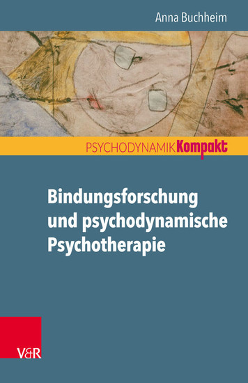 Bindungsforschung und psychodynamische Psychotherapie main product photo