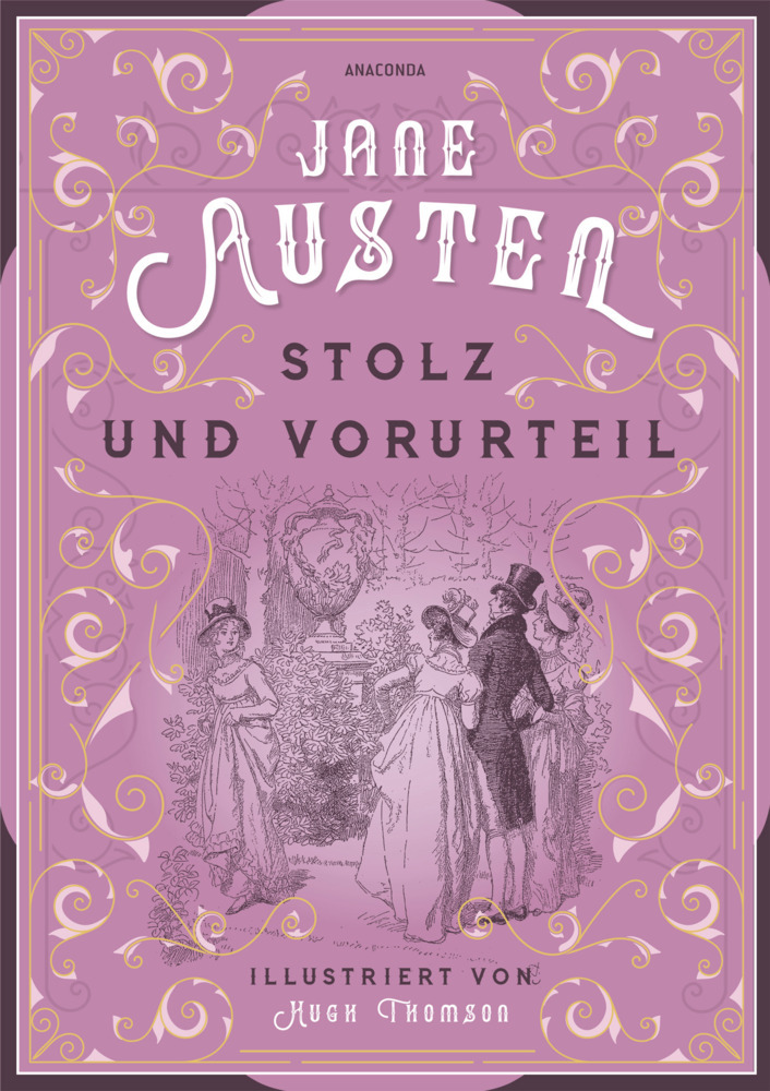 Jane Austen, Stolz und Vorurteil. Illustrierte Schmuckausgabe mit Goldprägung main product photo