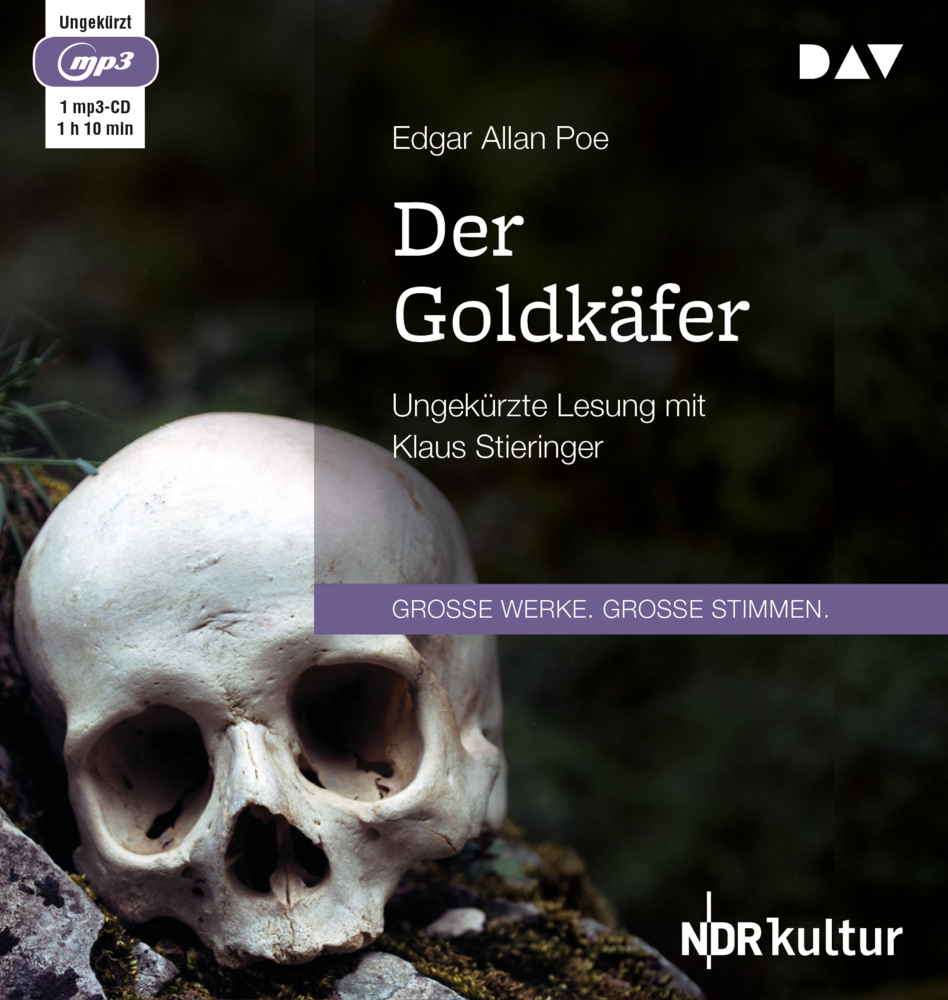 Der Goldkäfer, 1 Audio-CD, 1 MP3, 1 Audio-CD main product photo