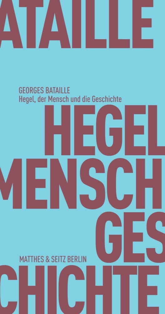 Hegel, der Mensch und die Geschichte main product photo