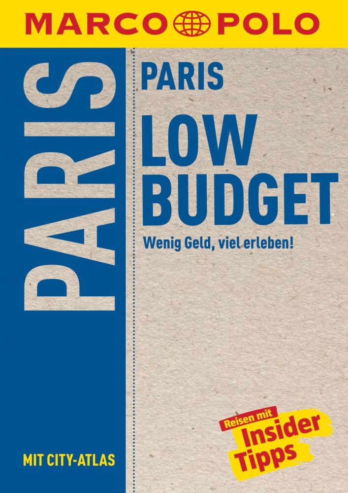 MARCO POLO LowBudget Reiseführer Paris main product photo