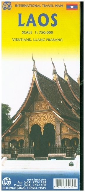 Touristik Karte Laos main product photo