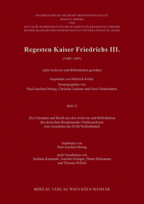 Regesten Kaiser Friedrichs III. (1440-1493)