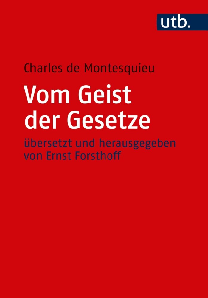 Vom Geist der Gesetze main product photo