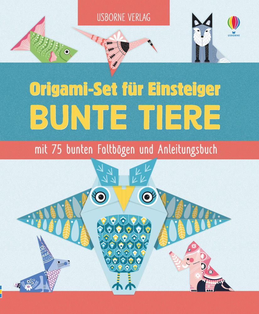 Origami-Set für Einsteiger: Bunte Tiere main product photo