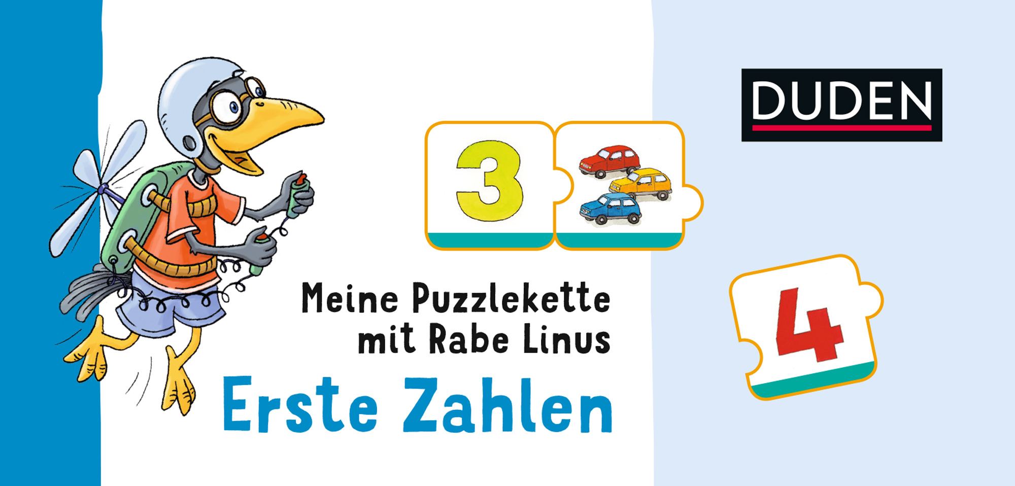 Meine Puzzlekette mit Rabe Linus - Erste Zahlen (Kinderspiel) main product photo