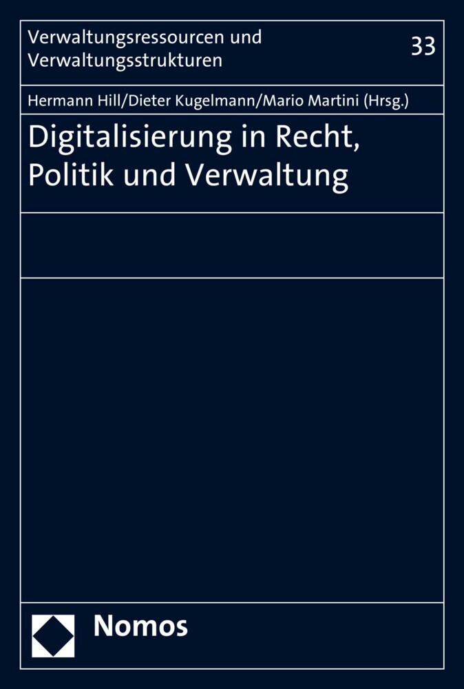 Digitalisierung in Recht, Politik und Verwaltung main product photo