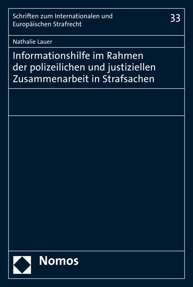 Informationshilfe im Rahmen der polizeilichen und justiziellen Zusammenarbeit in Strafsachen main product photo