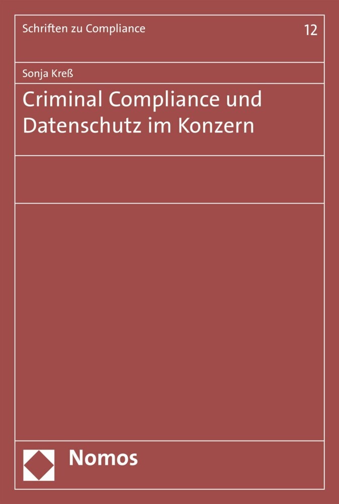 Criminal Compliance und Datenschutz im Konzern main product photo