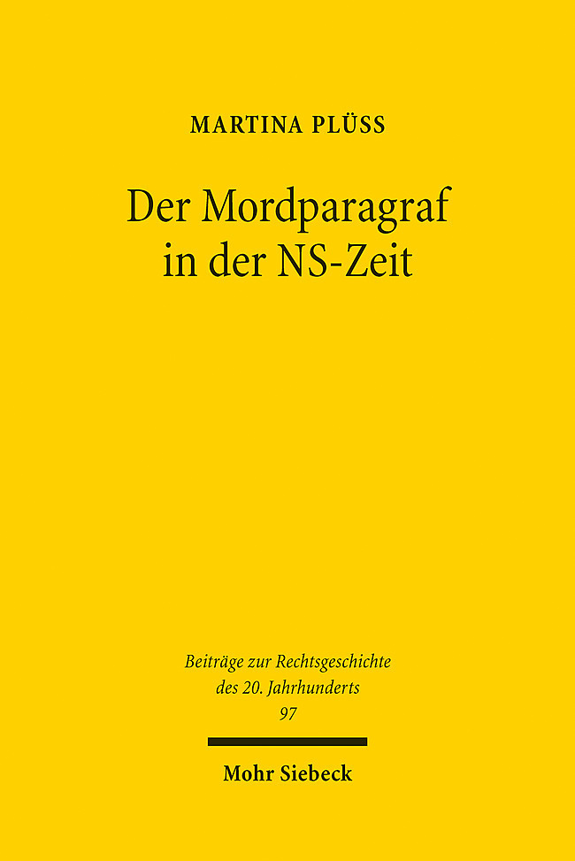 Der Mordparagraf in der NS-Zeit main product photo