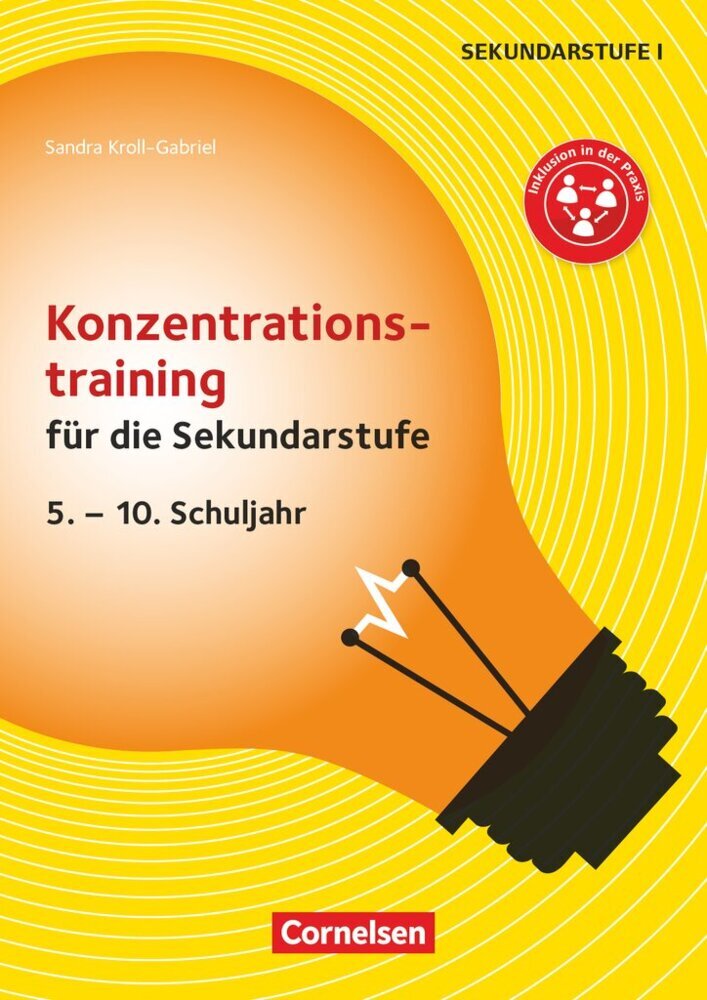 Konzentrationstraining für die Sekundarstufe (2. Auflage) - 5. - 10. Schuljahr main product photo