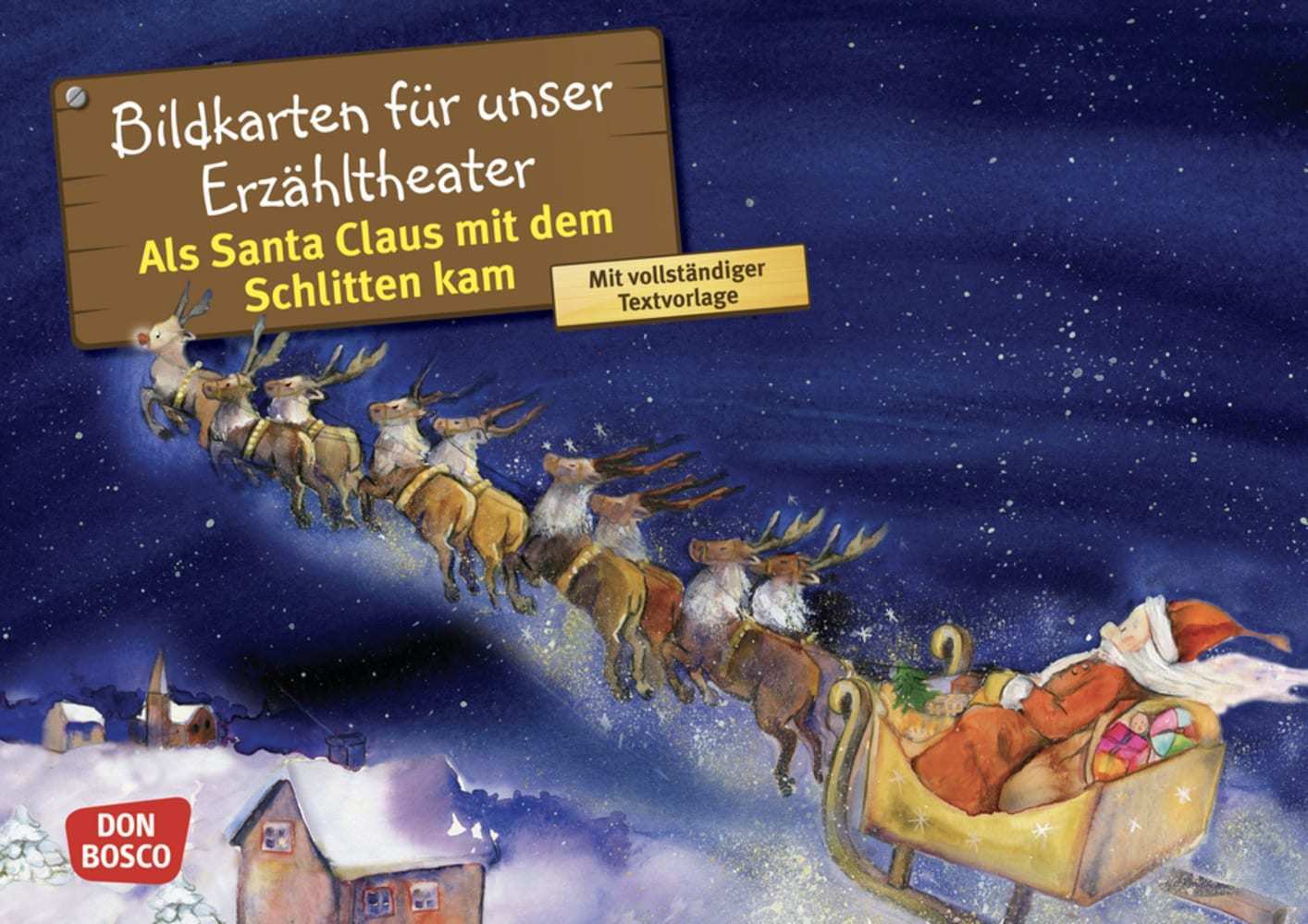 Als Santa Claus mit dem Schlitten kam. Kamishibai Bildkartenset main product photo