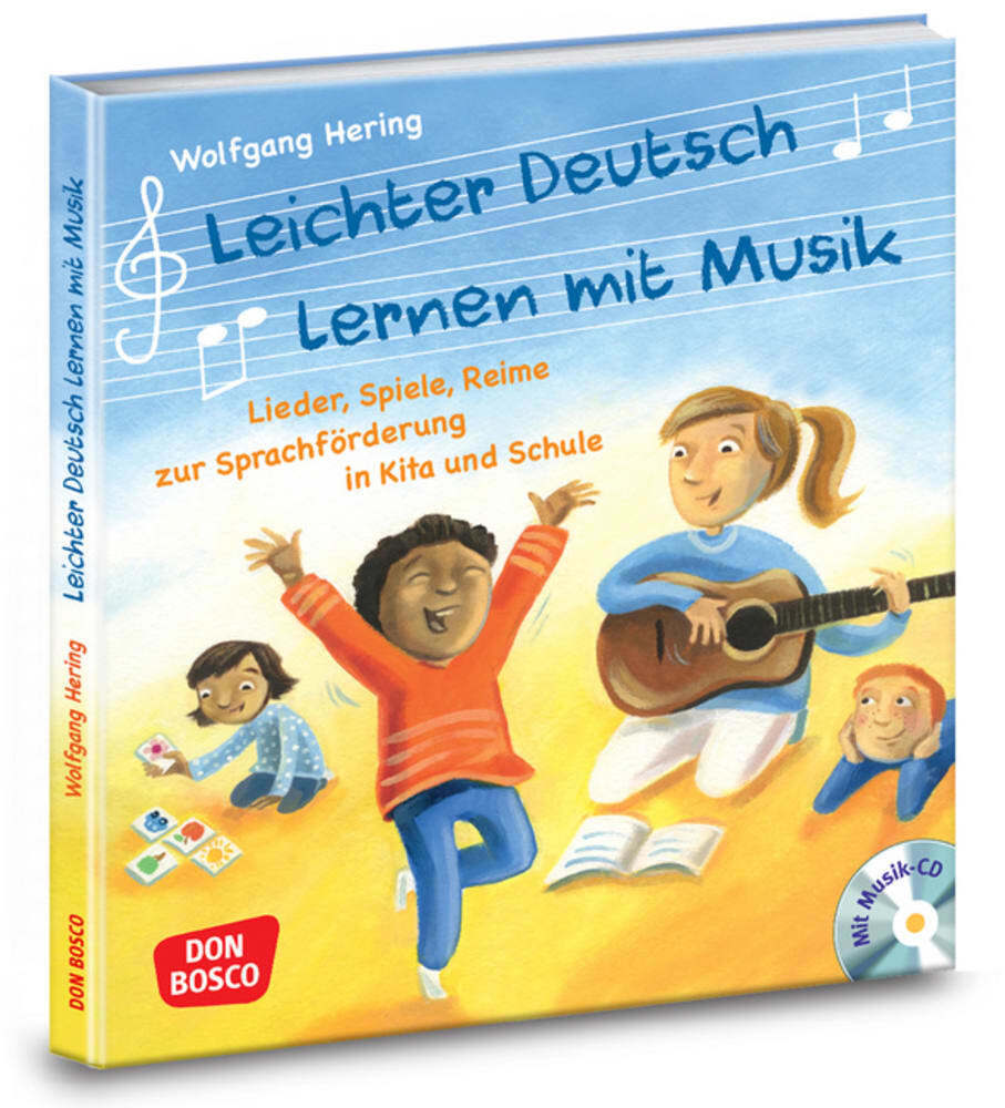 Leichter Deutsch lernen mit Musik, m. Audio-CD und Bildkarten, m. 1 Beilage main product photo