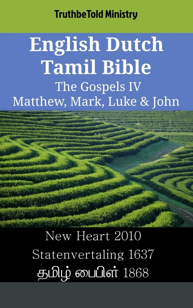 English Dutch Tamil Bible - The Gospels IV - Matthew, Mark, Luke & John main product photo