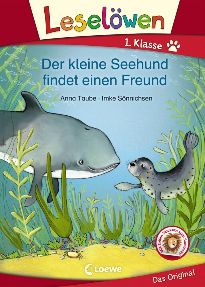 Leselöwen 1. Klasse - Der kleine Seehund findet einen Freund main product photo