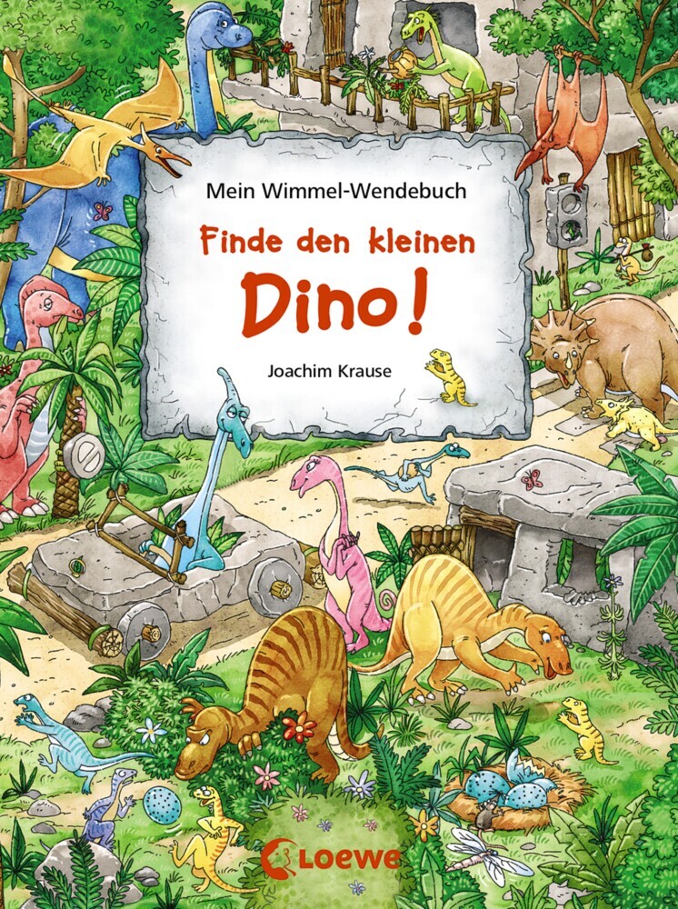 Mein Wimmel-Wendebuch - Finde den kleinen Dino! / Finde das blaue Auto! main product photo