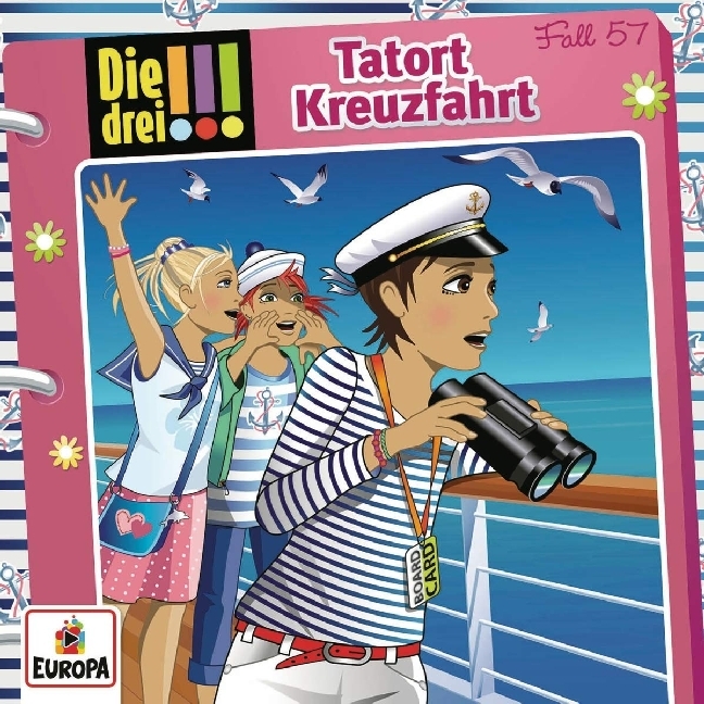 Die drei !!! - Tatort Kreuzfahrt, 1 Audio-CD main product photo