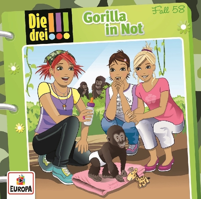 Die drei !!! - Gorilla in Not, 1 Audio-CD main product photo