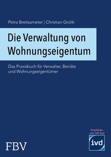 Die Verwaltung von Wohnungseigentum main product photo