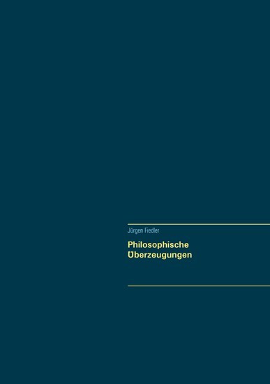 Philosophische Überzeugungen main product photo