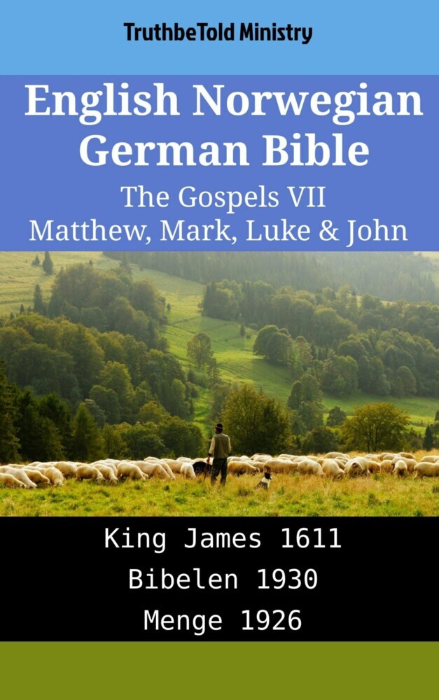 English Norwegian German Bible - The Gospels VII - Matthew, Mark, Luke & John main product photo