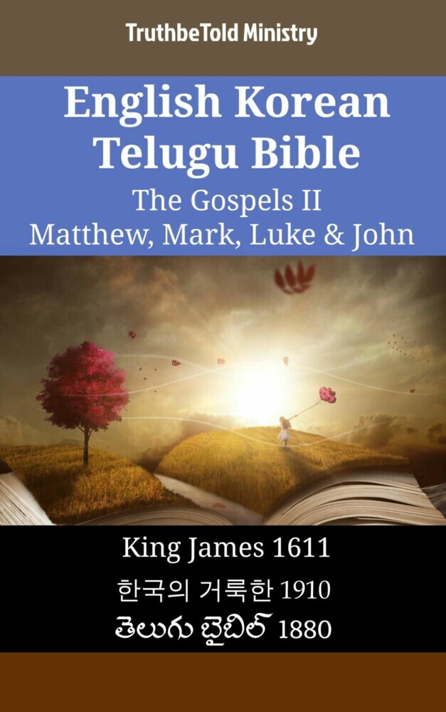 English Korean Telugu Bible - The Gospels II - Matthew, Mark, Luke & John main product photo