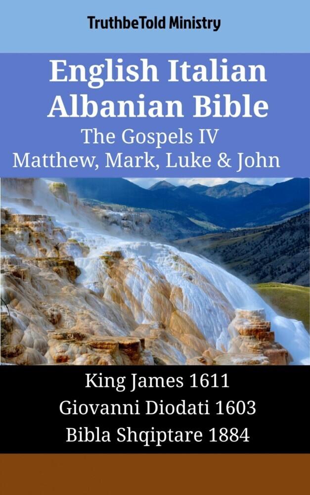 English Italian Albanian Bible - The Gospels IV - Matthew, Mark, Luke & John main product photo