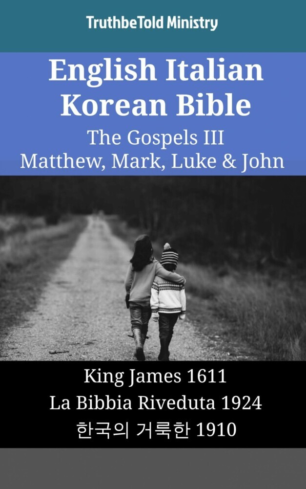 English Italian Korean Bible - The Gospels III - Matthew, Mark, Luke & John main product photo