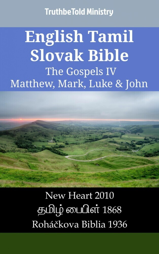 English Tamil Slovak Bible - The Gospels IV - Matthew, Mark, Luke & John main product photo