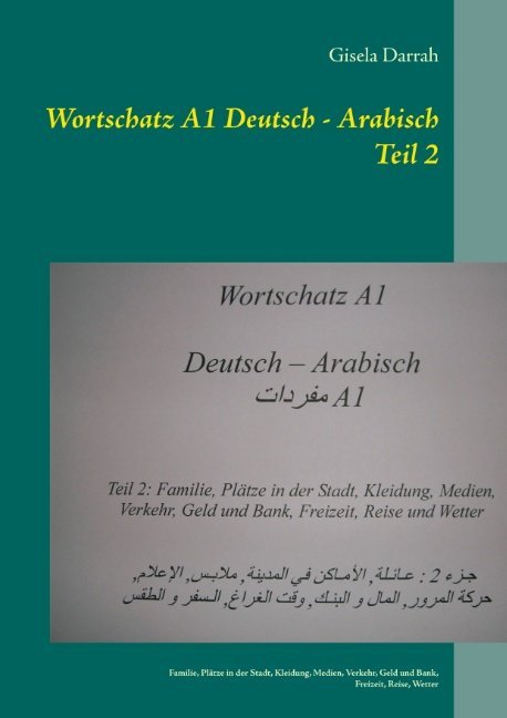 Wortschatz A1 Deutsch - Arabisch Teil 2 main product photo