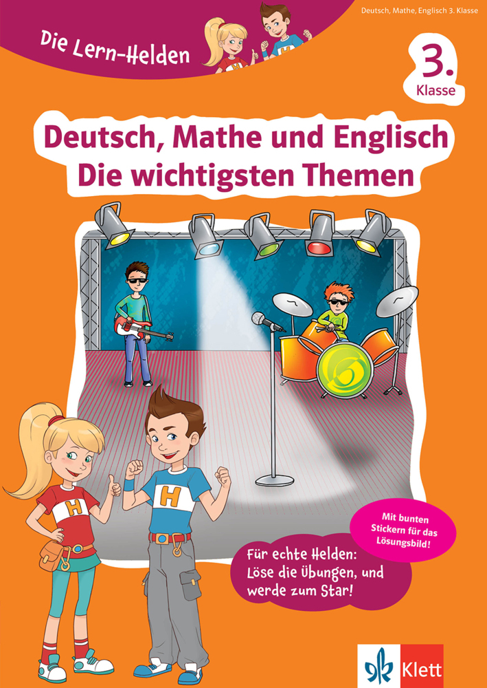 Klett Deutsch, Mathe und Englisch Die wichtigsten Themen 3. Klasse main product photo