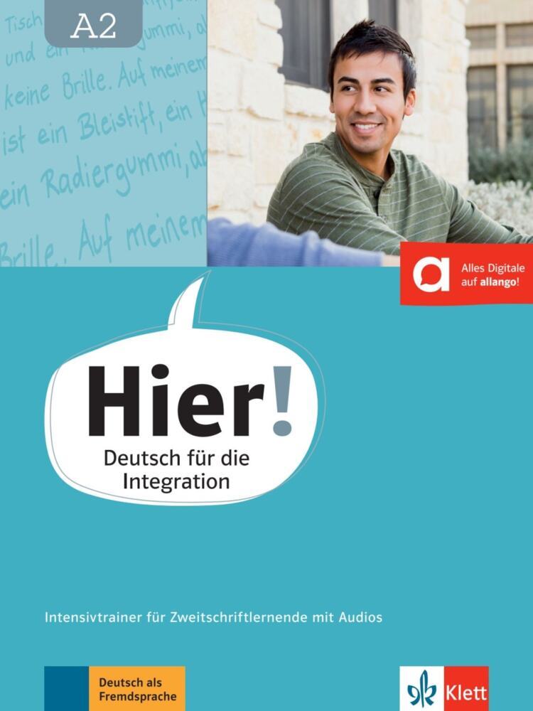 Hier! A2 Intensivtrainer für Zweitschriftlernende mit Audios main product photo