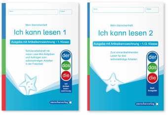 Ich kann lesen 1 und 2 - Ausgabe mit Artikelkennzeichnung (DaZ) für die 1. und 2. Klasse
